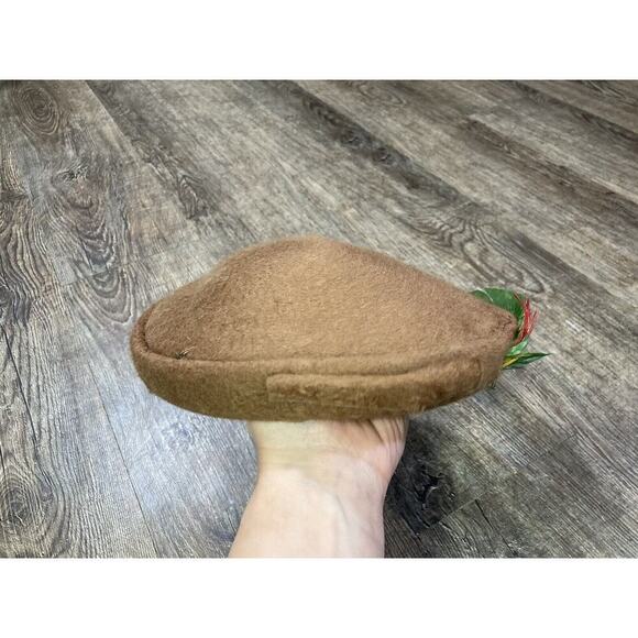 Vintage 1950’s Ladies Imported Alaskan Fur Pillbox Fascinator Hat Miss Howes - Picture 6 of 13